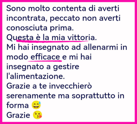 Coaching Personalizzato testimonianza - 1